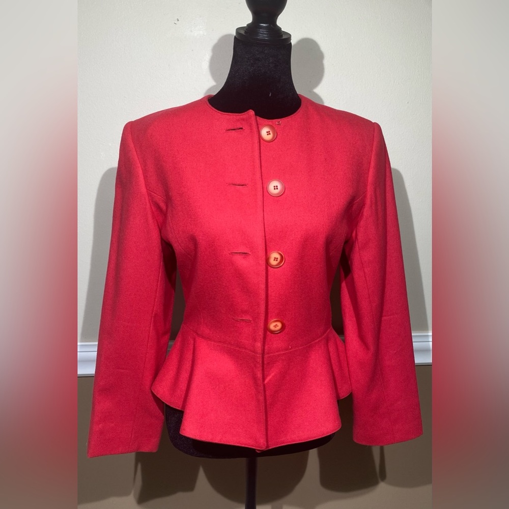 Howard Wolf red wool jacket.